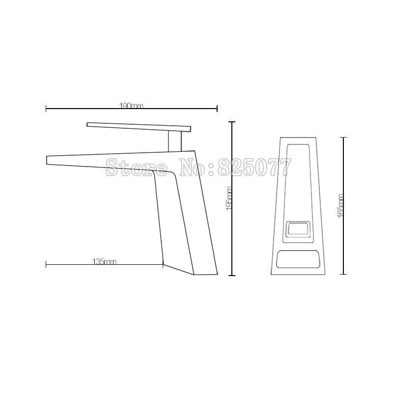 DHL хромированный Твердый латунный кран для ванной комнаты раковины с одной