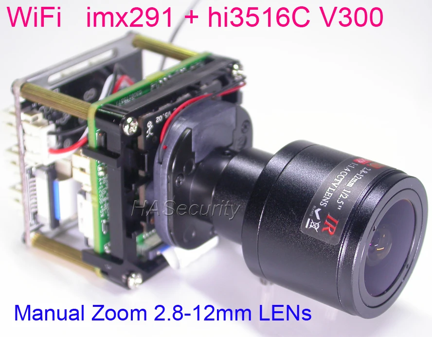Wi Fi H.265 / H.264 1/2.9 &quotIP камера видеонаблюдения STARVIS IMX291 CMOS + Hi3516C V300|Камеры
