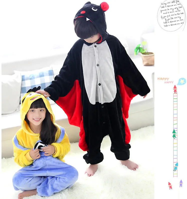 Гадкий я Миньоны Косплей комбинезон летучая мышь костюмы для детей детские