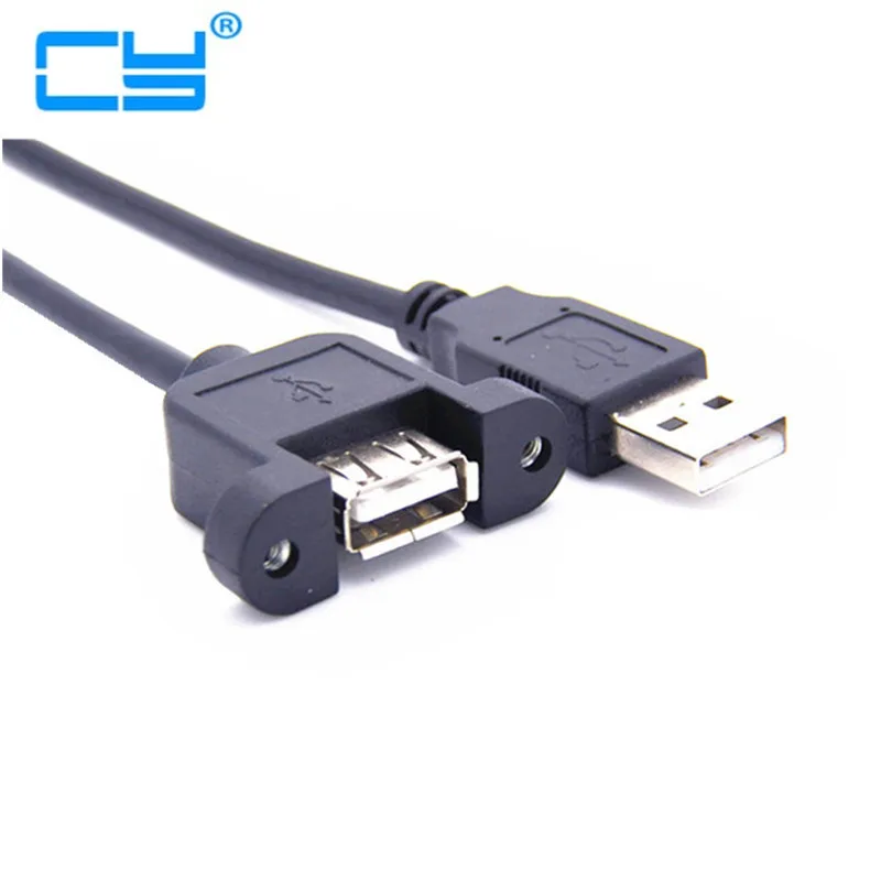 USB 2 0 A гнездовая Панель Крепление к Штекерный удлинитель 3 м 5 1 м|to usb|usb 2.0usb 2.0 a |