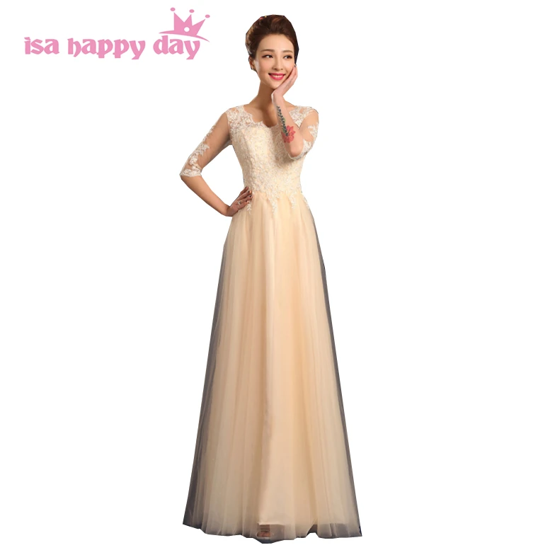 Шампань Формальные с коротким рукавом Кружева Тюль Дамы Свадебные Элегантные