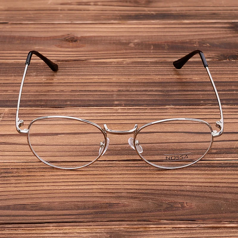 НОССА Круглая Металлическая Оправа Очков Для Женщин И Мужчин Золотой Винтажный Фрейм Очков для Зрения Студентов Ретро Прозрачные Очки Серебряная Оптика.