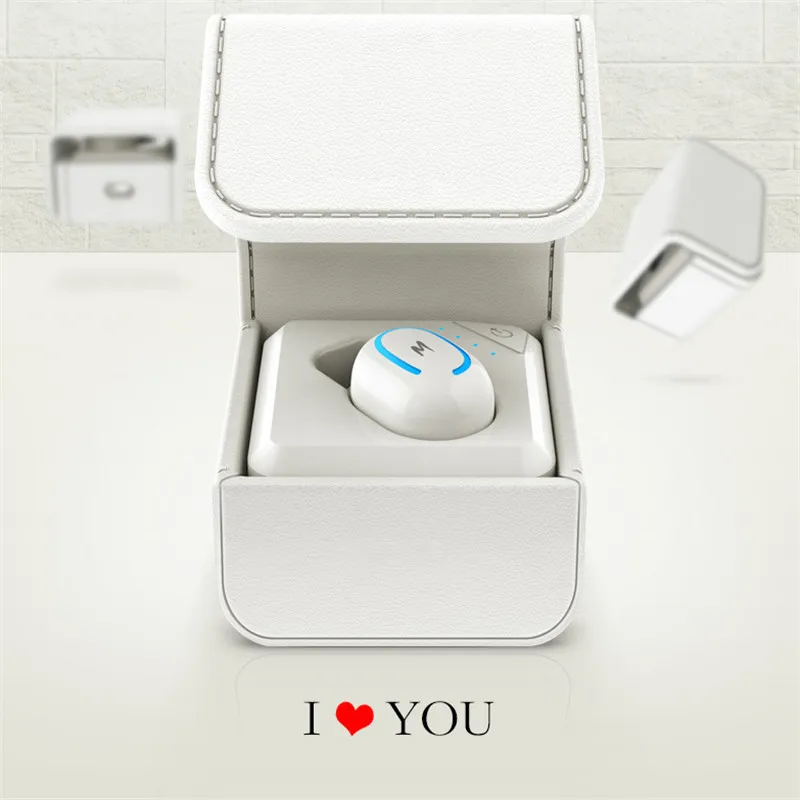 HAAYOT мини беспроводные Bluetooth 4 1 наушники невидимые одиночные в ухо бизнес с чехлом