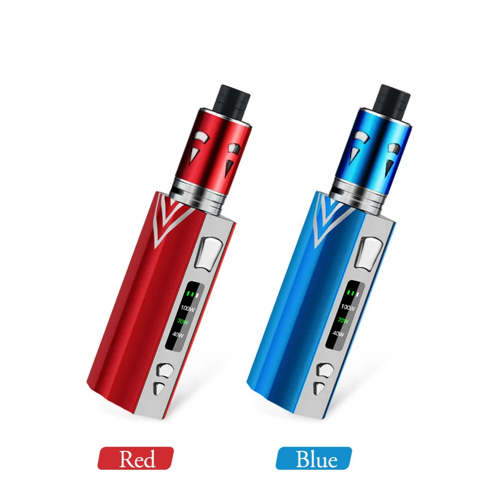 Оригинальная электронная сигарета JXS800 100 Вт Vape kit 510 Smoke Pen Metal Body 2000 мАч Box Mod 0 5 Ом