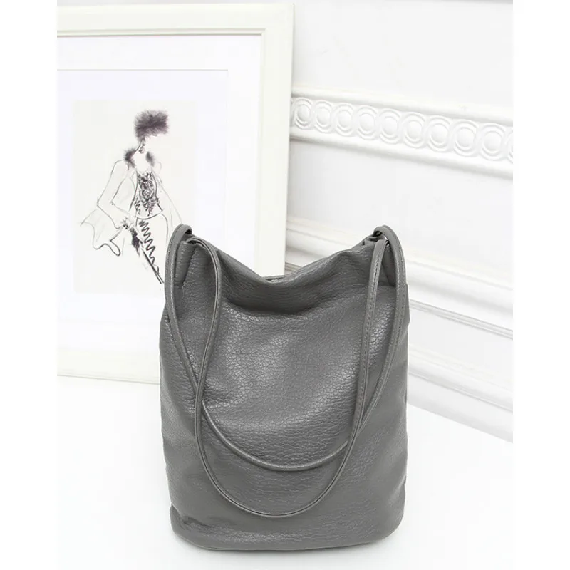 Женская сумка из мягкой кожи саквояж на плечо роскошный брендовый чемоданчик с