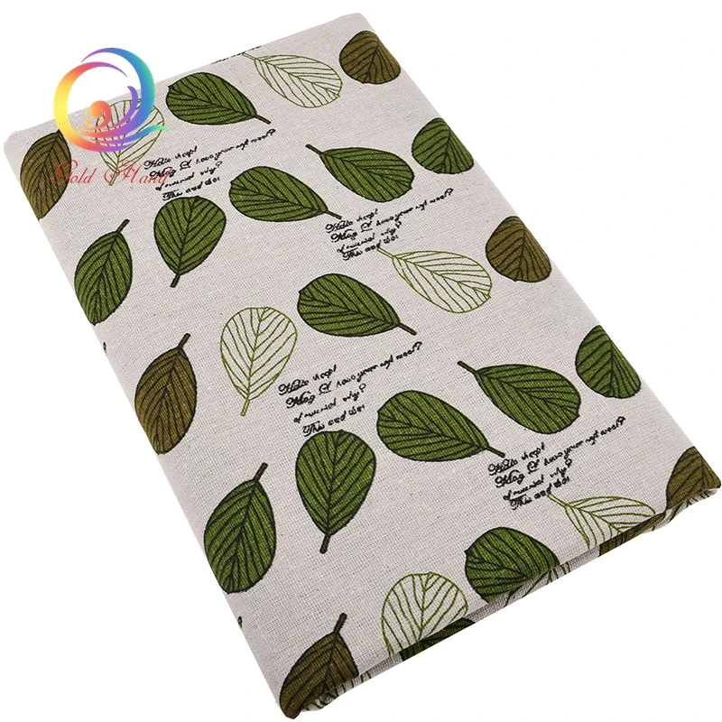 Хлопковая льняная ткань с принтом сделай сам диван для пэчворка квилтинга