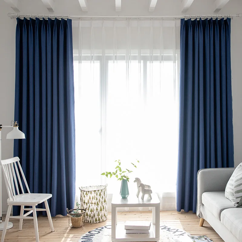 Занавес s сплошной цвет cortinas полный затемненный занавес современный cortinas Para sala de estar для украшения дома гостиной - Цвет: as picture