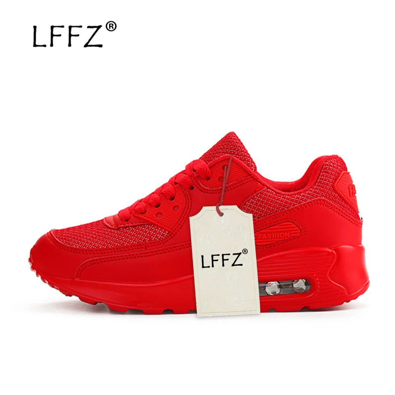 LFFZ/Новинка 2018 года женская обувь на плоской подошве большие размеры 35-44 дышащие