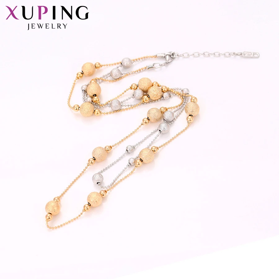 Xuping Fashion Elegant Necklace Lovely Long High Quality Hot Sell Chain Jewelry Halloween Gifts 41807 | Украшения и аксессуары