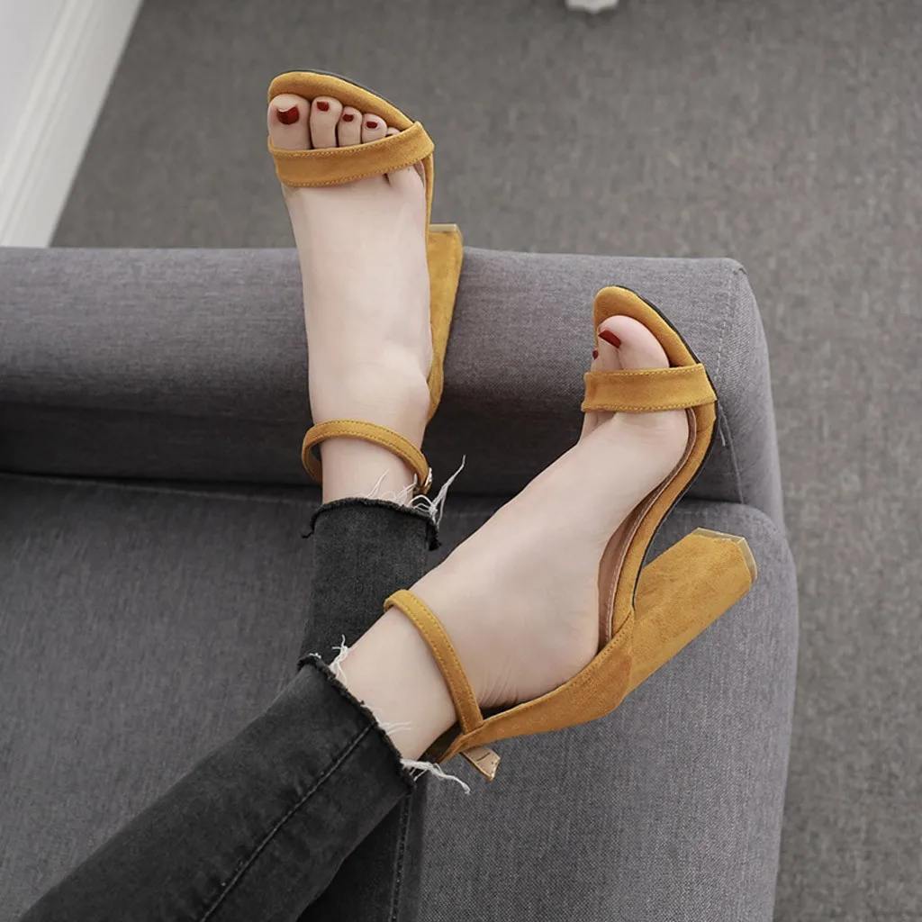 Новый магазин 2020 года распродажа модные летние босоножки на высоком каблуке zapatos