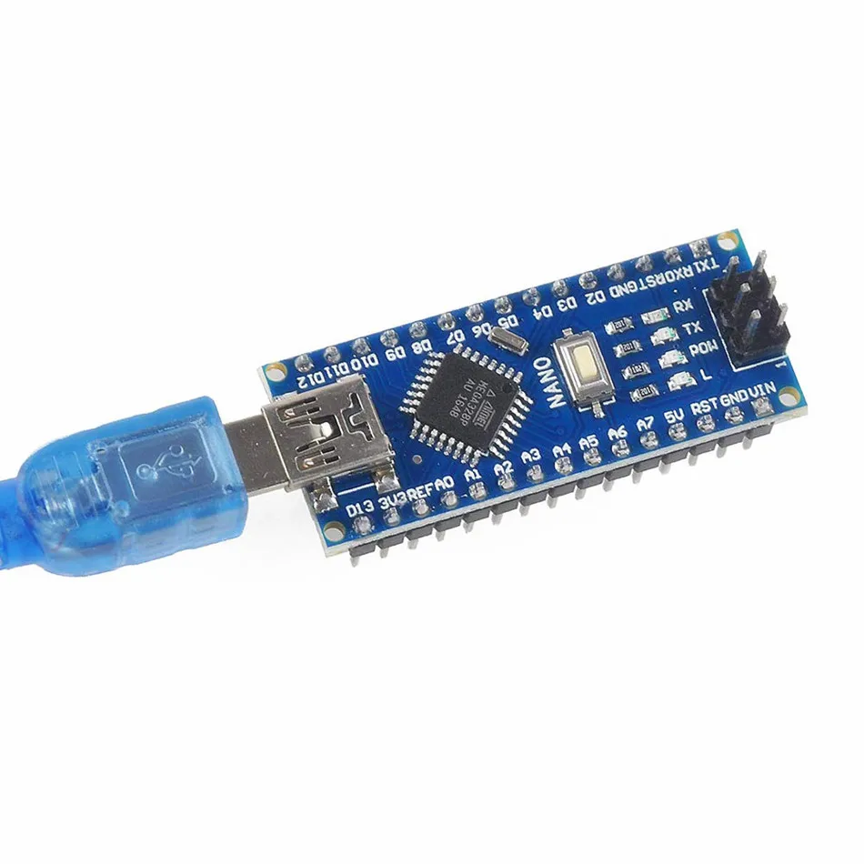 Для Arduino Nano Mini USB с Загрузчиком для nano 3 0 контроллер CH340 драйвер 16 МГц v3.0 ATMEGA328 |
