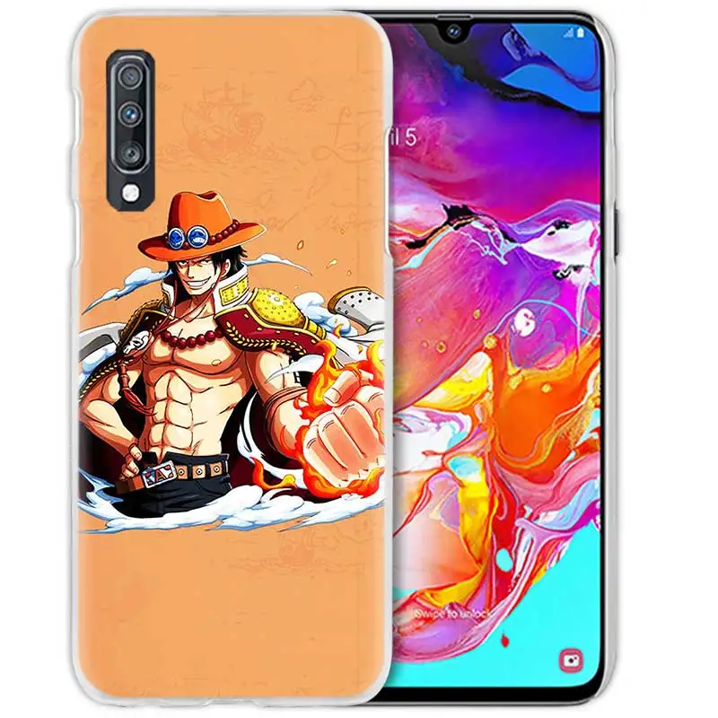 Чехол с аниме для samsung Galaxy A50 A70 A20e A40 A30 A20 A10 A8 A6 Plus A9 A7 твердый прозрачный чехол для телефона из поликарбоната