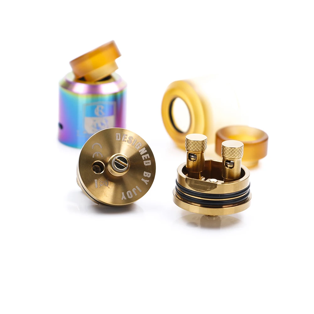 Original IJOY Combo RDA Tank 25mm Bottom Airflow System &amp Innovative Spring Design Deck COMBO Vs RDTA 5S E-Cig Atomizer | Электроника