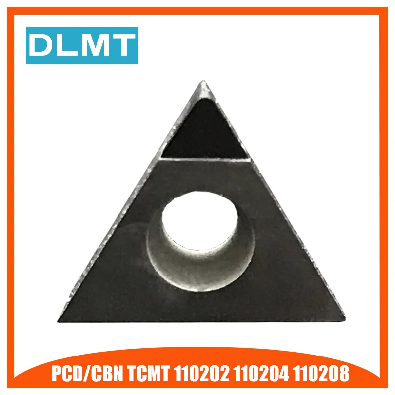 Резец сверхтвердый PCD/CBN TCMT110202 TCMT110204 TCMT110208 1 шт. в упаковке со шнуровкой Diamant Outil De