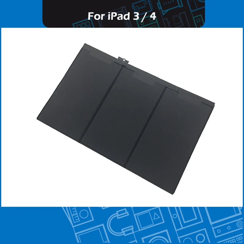 

Tablet Internal Battery A1389 3.72V 43.0Wh 11560mAh 616-0593 for iPad 3/4 A1416 A1430 A1458 A1459 A1460 Battery Replacement