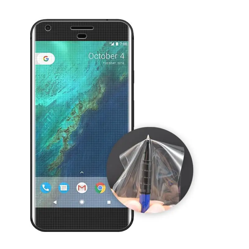 3D полное покрытие Ультратонкий Мягкий ТПУ пленка для Google Pixel 2 3 XL 2XL 3XL TPU супер прозрачная защитная пленка для экрана не закаленное стекло