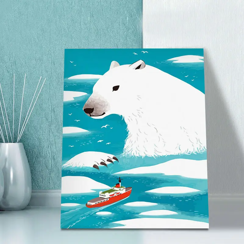 Набор для рисования по номерам модульная Раскраска обучения рисованию детей |