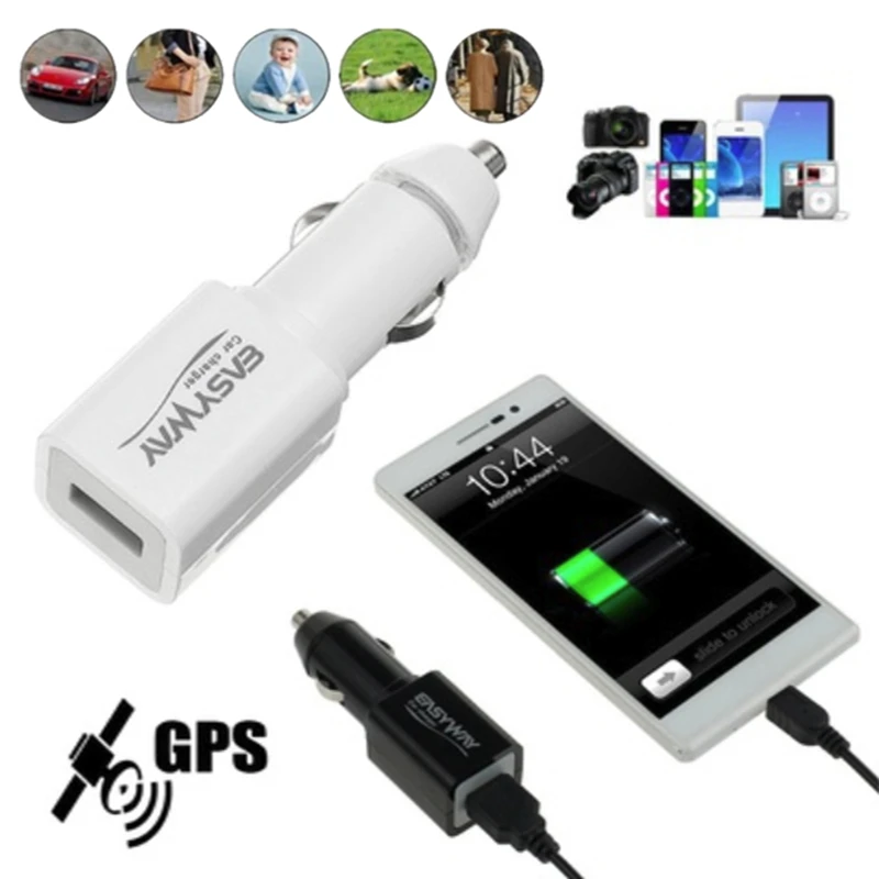 Мини gps трекер автомобильный трекинг Rastreador USB Автомобильное зарядное устройство