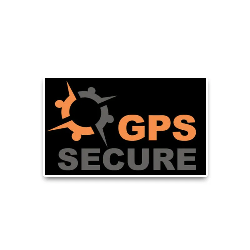 YJZT 11 1*6 2 см GPS безопасные модные ПВХ смелые черные и оранжевые наклейки
