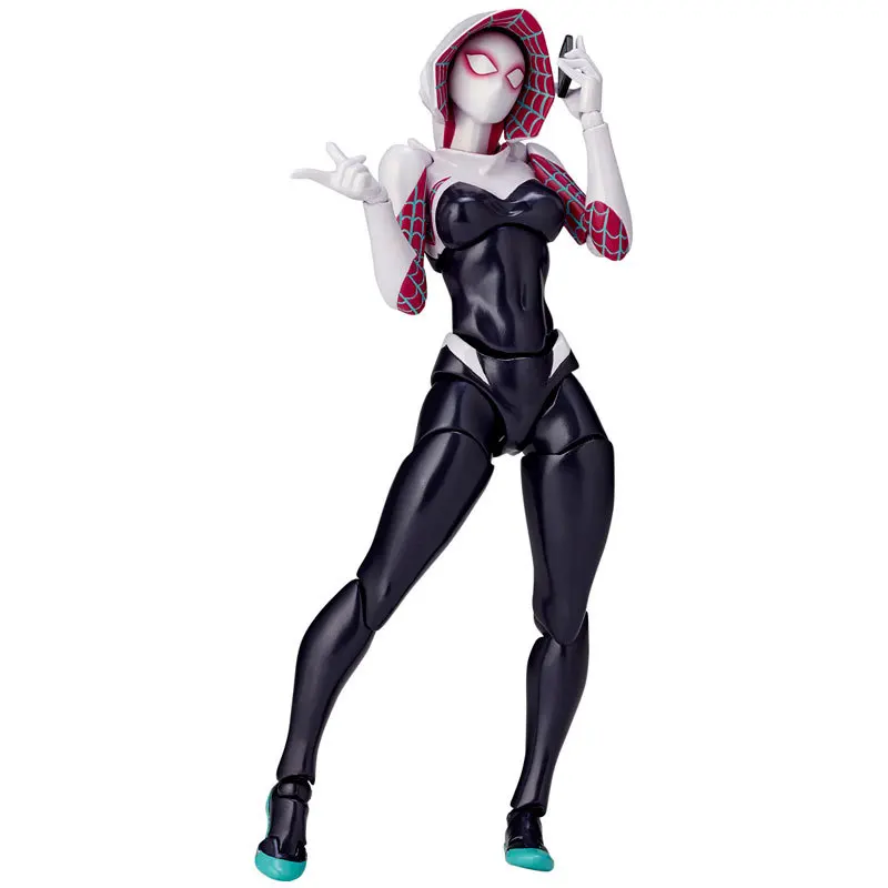 Hot Marvel Super Heros Spide-Gwen Figure Jointed Doll Spider man Gwen Action Toy Kids Gifts with Original box | Игрушки и хобби