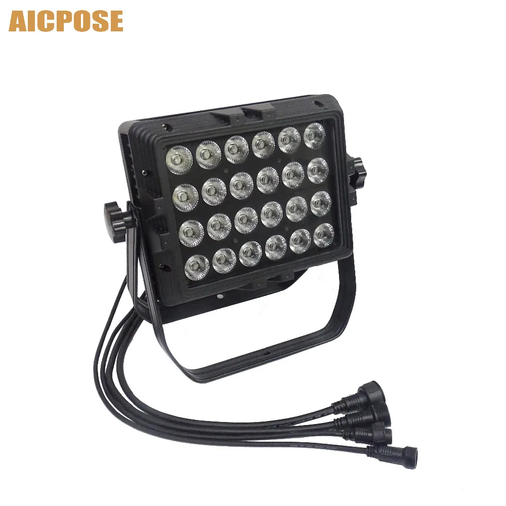 IP65 водонепроницаемая настенная шайба 24x18 Вт RGBWA UV 6in 1/RGBW 4in 1/RGBWA 5in1 светодиодная