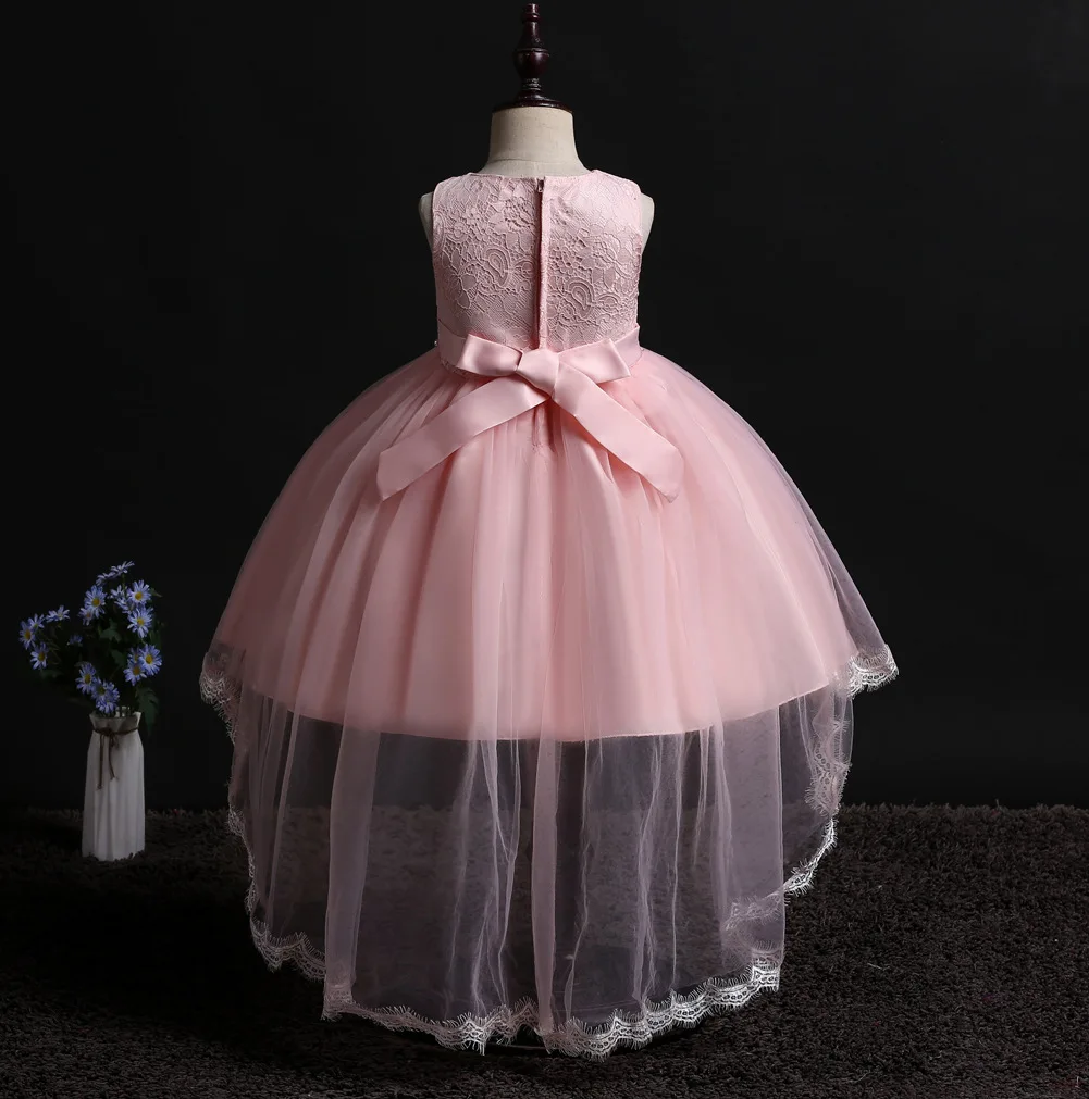 Fashion Toddler Girl Clothing Party Jurk Prinses Bridesmaid Children Pink Dress Costume Tulle Child Kids Yellow Party Dresses