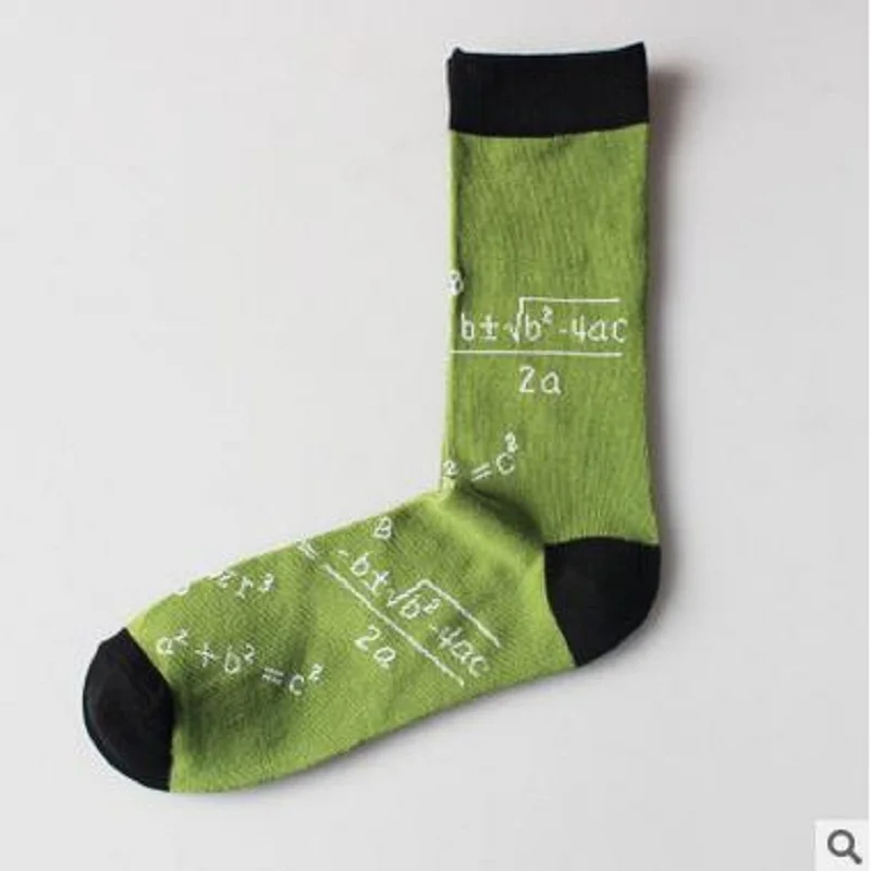 

2018 Sale Men Socks Calcetines Hombre Casual New European And American Personality Cotton Men's Letters In The Tube Socks