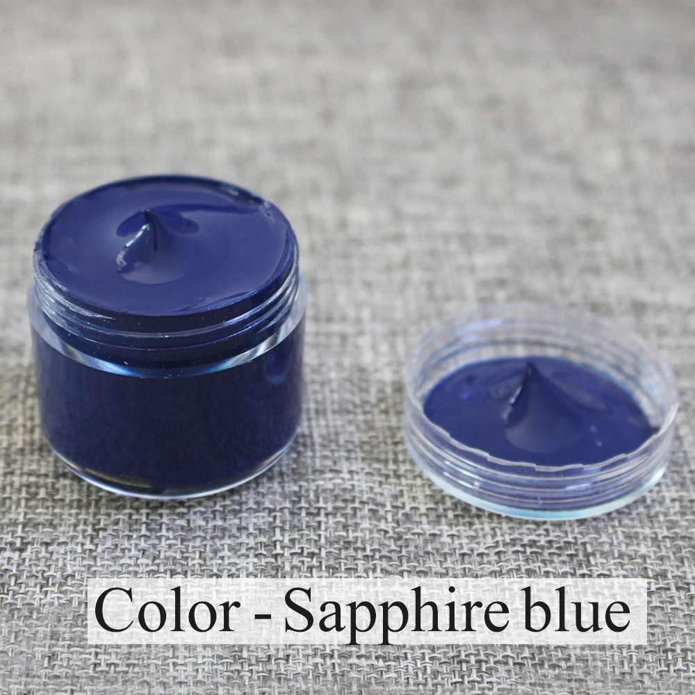 30ml royal blue leather paint specially used for painting sofa bags shoes and clothes etc with good effect |