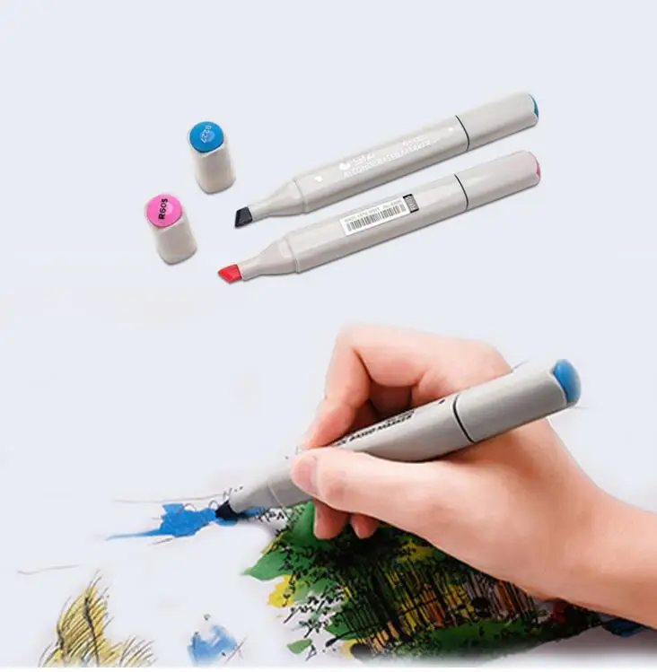 STA маркер с двойной головкой спиртовой фломастер Цветной 30 40 60 80 168