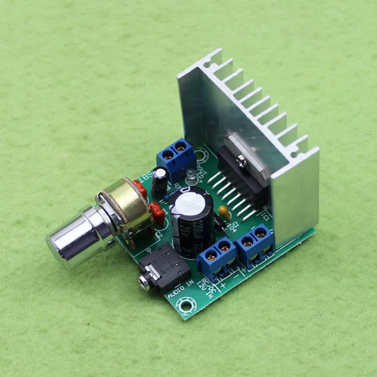 DC12V TDA7297 Rev B низкий уровень шума Мини аудио усилитель плата 2*15 Вт двухканальный
