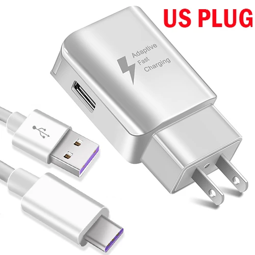 US Plug Type C Cable 5A USB C кабель для Xiaomi mi CC9 Pro Red mi K30 Note8 Pro 7 супер быстрая зарядка для samsung Note 10 S10 huawei type C кабель - Цвет: US Plug Type C Cable