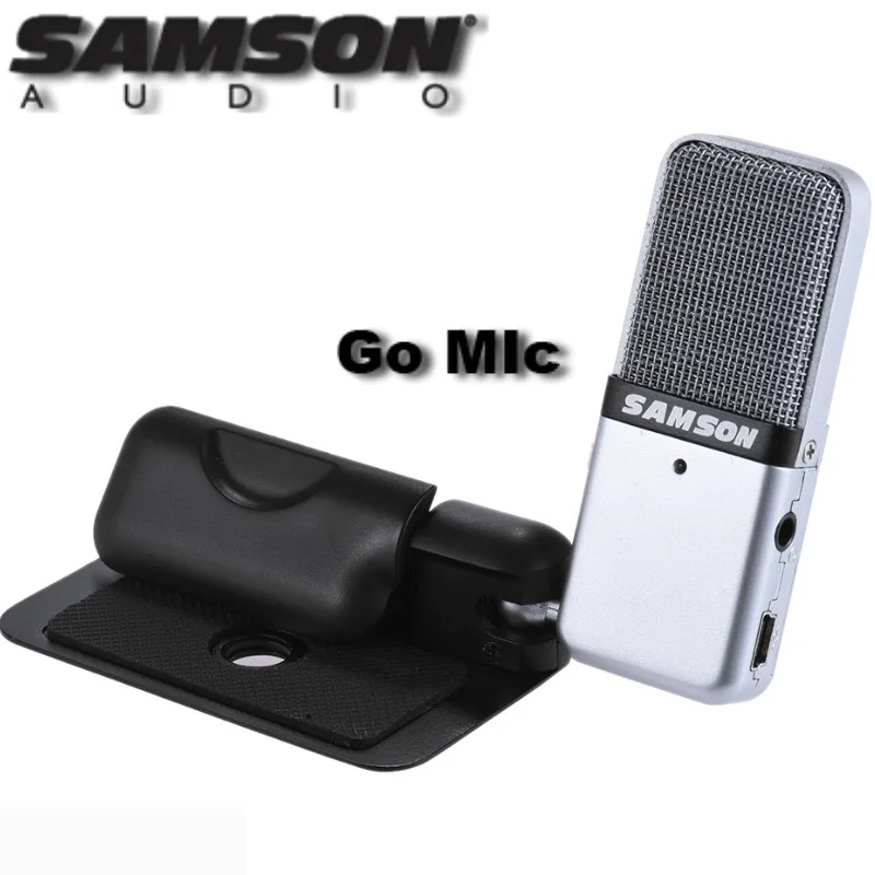 Портативный USB конденсаторный микрофон Samson Go подключи и играй совместимый с Mac