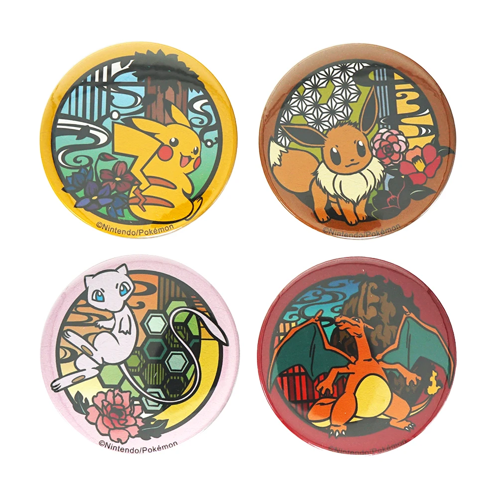 Карманный монстр из мультфильма значок Пикачу Eevee Mew Charizard металлический значок брошь булавки