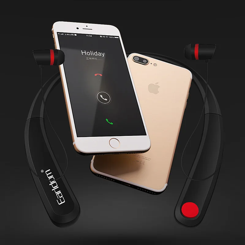 Earldom Bluetooth наушников Спорт гарнитура потливость доказательство наушники