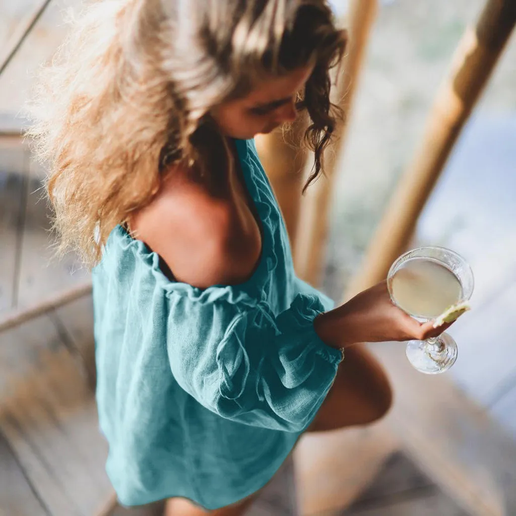 Женский купальник бикини SAGACE однотонный сетчатый с длинными рукавами и принтом