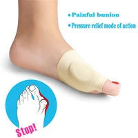 2pcs bunion corrector gel foot toe separator hallux valgus protector adjuster pain relief straighten bent toes foot care tool