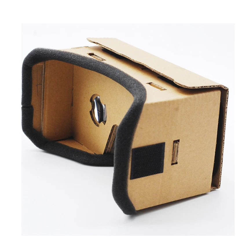 Aimitek виртуальной реальности Очки Google cardboard 3D VR коробка Фильмы Игры для 6 дюймов