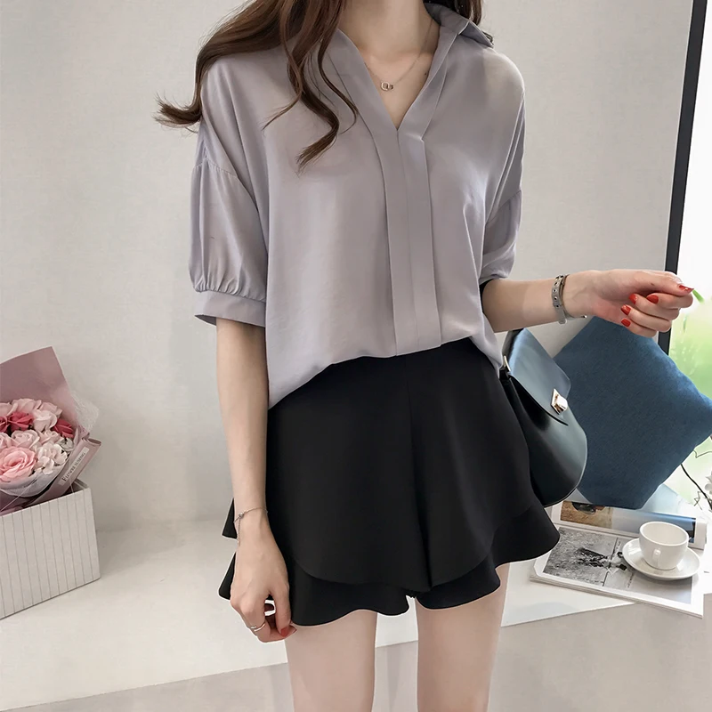 Blusas Femininas 2018 Новая повседневная рубашка блузки женские топы и свободные кофты
