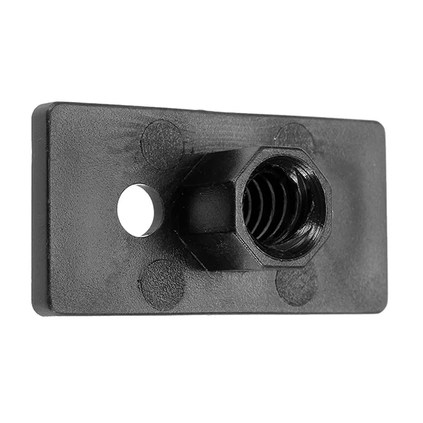 T8 8mm Lead 2mm Pitch T Thread POM Black Plastic Nut Plate For 3D Printer | Обустройство дома