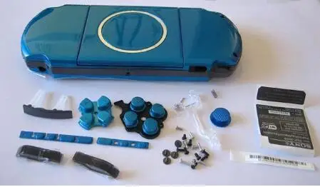 Бесплатная доставка 6 цветов для PSP 3000 полный корпус Чехол Сменные Наборы