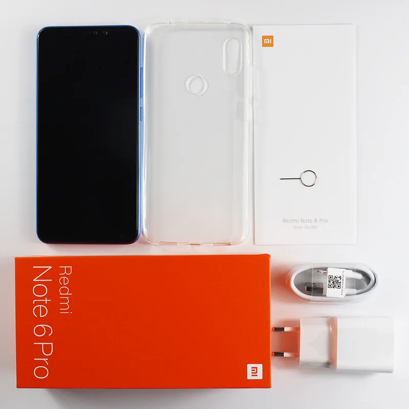 Глобальная версия Xiaomi Redmi Note 6 Pro 4 Гб 64 26 дюйма FHD + Восьмиядерный процессор Snapdragon 636