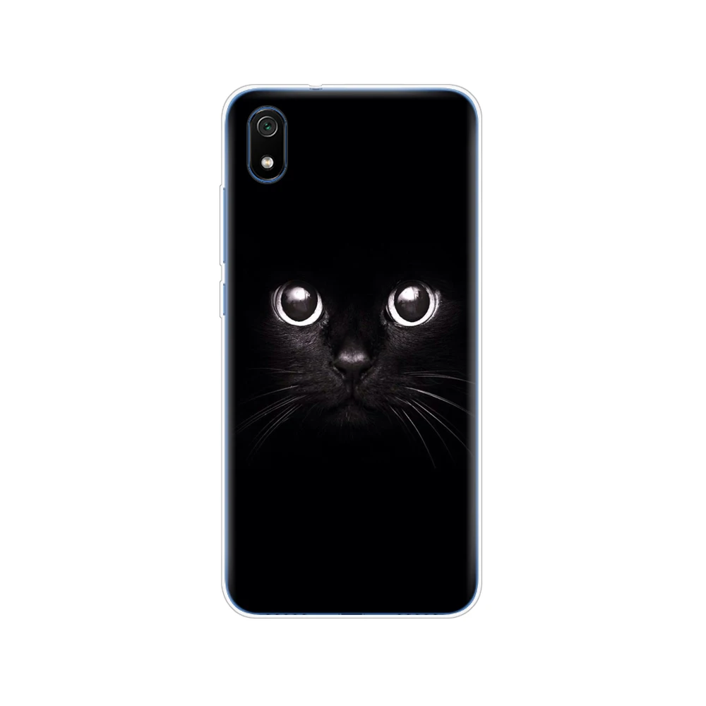 61876 Силиконовый чехол для xiaomi redmi 7a, чехлы, мягкая задняя крышка из ТПУ для redmi 7 a, бампер hongmi 7a, чехол для телефона, полная Защита, Чехол - Цвет: 61876