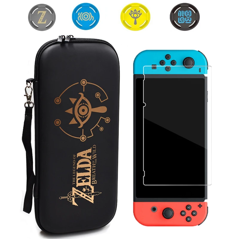Дорожный Чехол для консоли Nintendo Switch 4 вида сумка хранения пленка из закаленного