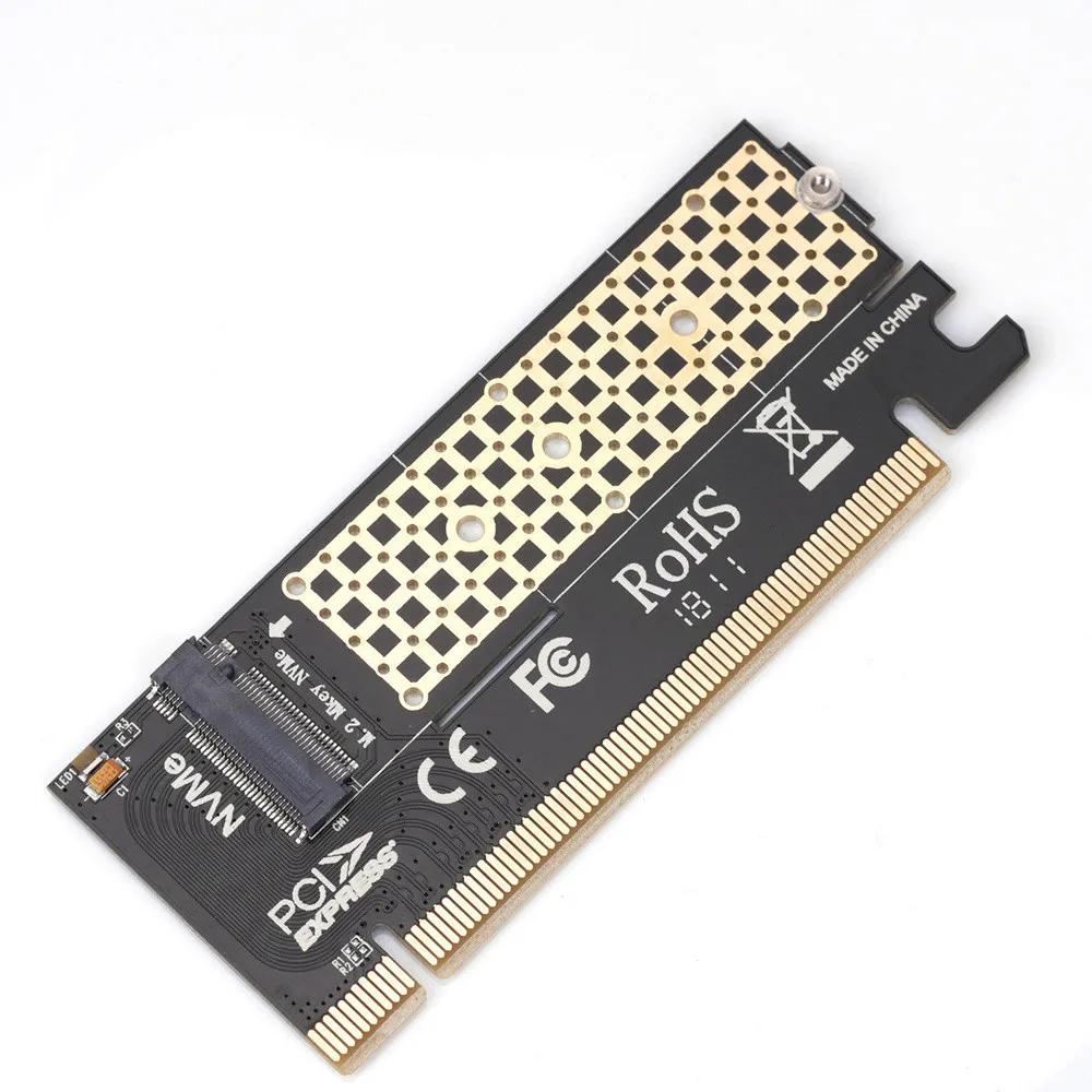 Zeadow M.2 NVMe SSD NGFF к PCIE 3 0 X16 X4 адаптер M Key интерфейс Плата расширения полная скорость