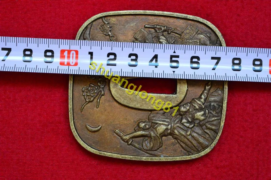 Very Nice Strong High Quality Japanese Alloy Guard Tsuba For Samurai Katana Sword Knife Wakizashi W Warrior |