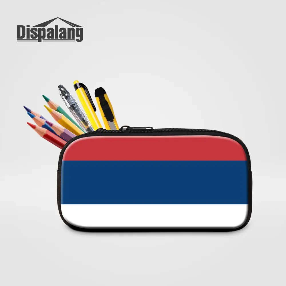Pencil Case18 Dispalang женские многофункциональные косметички 3D Национальный флаг канцелярские принадлежности Детская гелевая ручка сумка для девочек и мальчиков пеналы для студентов - Цвет: Pencil Case18