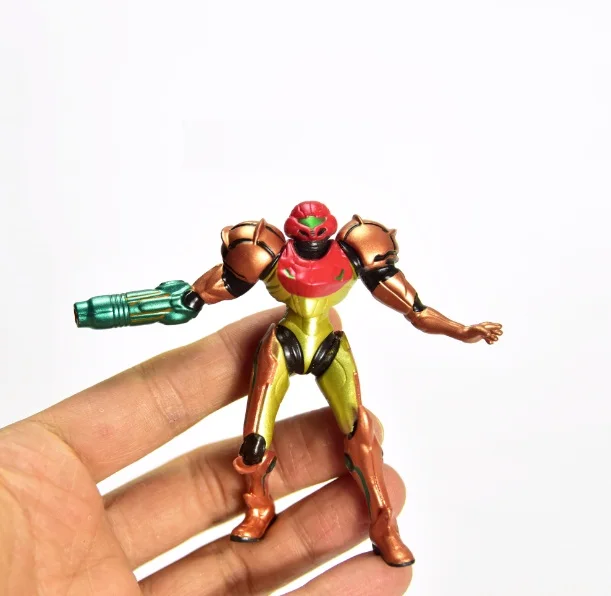 7~ 13 см размер METROID zero samus мультфильм Коллекционная фигурка кукла мини ПВХ хорошее качество рука может двигаться модель d11