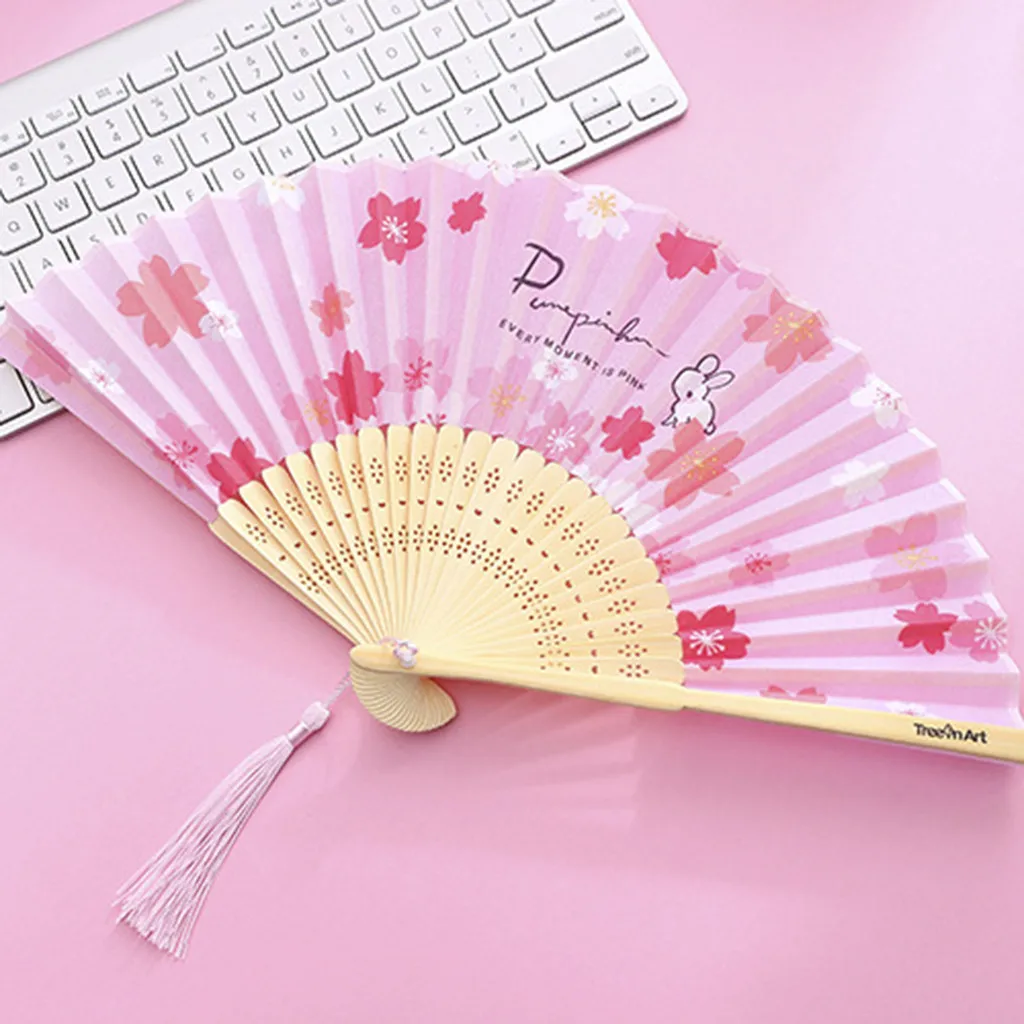 4 шт. китайский ручной вентилятор бамбуковые персонализированные ручные