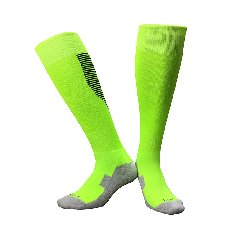 Fluorescent green 5 пар/лот, весенне-осенние спортивные носки для мужчин, носки для футбола, женские носки, женские носки для баскетбола, дышащие, для весны и осени, HEQ550 - Цвет: Fluorescent green