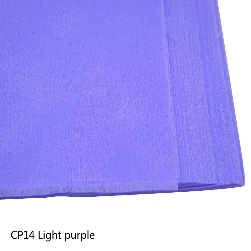 CP14light purple 10 шт./лот, многоцветная бумага для упаковки цветов, подарочная упаковка, бумажный рулон, материал для упаковки вина - Цвет: CP14light purple